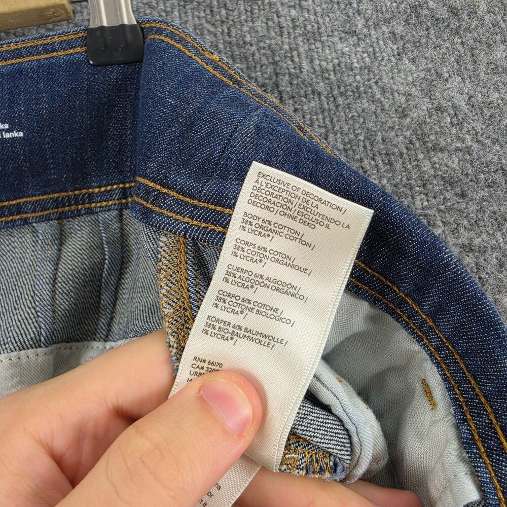 Pilcro Jeans 26 Wide Leg Trousers Denim Blue Casual Sailor Office Work Casual - Picture 10 of 16